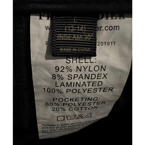 Free Soldier Outdoor Woman’s Softshell Snow Ski Pants Large - Black - Picture 7 of 7